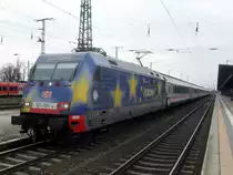 101 101 mit einem IC 143 am 13.03.2011 in Stendal.