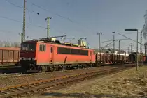 155 107-6, am 03.03.2011 in Lehrte.