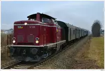 BOB V126 mit dem SDZ Z92303 (F�rth-Simbach), Nahe Julbach; 13.3.2011
