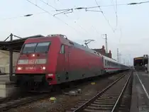 101 088 mit einem IC 140 am 13.03.2011 in Stendal.

