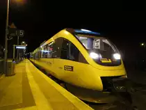 In Brandenburg HBF zur R�ckfahrt bereit Talent der M�rkischen Regiobahn nach Rathenow am 12.02.2011