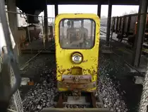Eine Grubenbahnlok auf dem Gel�nde der ehemaligen Zeche Zollern in Dortmund-B�vinghausen am 01.03.2011.