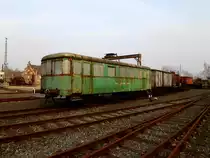 Ein Personenwagen der Werne-Bockum-H�veler Eisenbahn auf dem Gel�nde der ehemaligen Zeche Zollern in Dortmund-B�vinghausen am 01.03.2011.