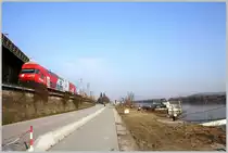 86-33 017-3 im REX-Planeinsatz auf der Franz-Josefs Bahn in Wien/Nu�dorf; 09.03.11