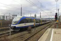 BOB VT 725 (95 80 0643 350-1 + 95 80 0643 850-0 D-BOBy) als BOB 86865 von M�nchen Hbf nach Tegernsee, in M�nchen-Hackerbr�cke; 14.01.2011