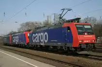 SBB 482 007,041 und 024 am 12.3.11 als Lokzug in K�ln-West
