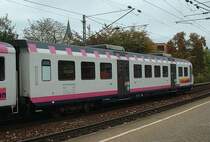 Steuerwagen Bt 504529-33212 der MthB am 20.10.2002 im Triebzug 566 632  Seehas , Bahnhof Engen.