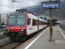 Domino 03 von Region Alps als Regio 26120 nach Le Ch�ble in Martigny, 19.03.2011.