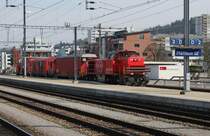 L�sch u.Rettungszug(Standort Rapperswil)auf  Fitnessfahrt  in Pf�ffikon/SZ 22.03.11