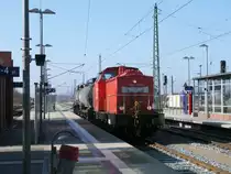 �bergabe aus Stralsund wurde am 22.M�rz 2011 von 298 325 durch Bergen/R�gen nach Mukran gezogen.