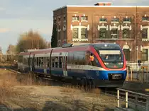 643.16  L�dinghausen  wurde vom B� etwa 700 Meter nach dem Gronauer Bahnhof nach dem B� Unfall mit einam LKW am sp�ten Abend zur�ck zum Gronauer Bahnhof gebracht.
Gronau (Westf), 24.03.2011