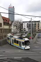 Jena - JeNah/Linie 5 - 610 vor Hst. Paradiesbahnhof am 26.03.2009