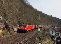 185 368 bei Zwingenberg im Neckartal am 25.03.2011