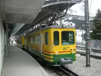 BDeh 4/4 Pendel 119 in Wengen, 15.03.2011.