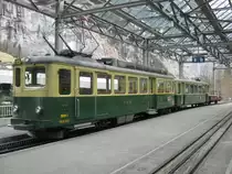 BDeh 4/4 Pendel 109 in Lauterbrunnen, 15.03.2011.