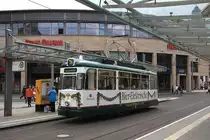 Plauen - PSB/Sonderfahrt - 78 (Bier-Elektrische) an der Hst. Tunnel am 24.07.2008