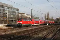 218 421 mit RB 27058 am 24.04.2011 am Heimeranplatz in M�nchen.