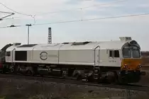 Euro Cargo Rail 247 035 am 26.3.11 bei der Abfahrt in Duisburg-Wedau