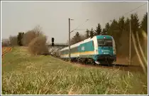 183 005 mit dem ALX nach M�nchen Hbf am 31.03.2011 in K�fering