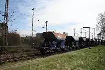 Rail Prol G�terwagen am Zugschluss am 08.04.2011 in Lehrte.