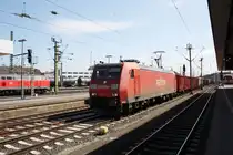185 197-1. f�hrt am 08.04.2011 durch Hannover HBF.