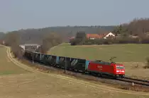 185 300 am 29.03.2011 mit Omfesa-Zug in Edlhausen