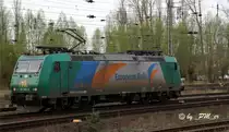 Nachschu� auf 185 542-8 welche im Dienste der Captrain unterwegs ist kam heute Morgen durch Brandenburg 11.4.2011