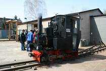 Am 09. und 10.04.2011 fand in Chemnitz-Hilbersdorf das 9.Feldbahn- und Alttraktorentreffen statt.Auf 600mm tuckerte und dampfte es ordentlich.Zu Gast war  Leo70  aus Rittersgr�n.10.04.2011.