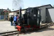 Am 09. und 10.04.2011 fand in Chemnitz-Hilbersdorf das 9.Feldbahn- und Alttraktorentreffen statt.Auf 600mm tuckerte und dampfte es ordentlich.Zu Gast war  Leo70  aus Rittersgr�n.10.04.2011.