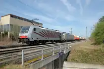 186 285 & 281 am 03.04.11 in M�nchen-Fasangarten