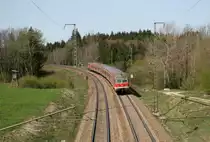 Regionalexpress Salzburg - M�nchen bei Lauter am 10.04.2011