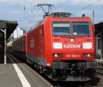 Ein GmP bei der modernen DB? Ja das gibts! Am 15.4.2011 zog 185 188-0 diese besondere Fure durch Bonn-Beuel.
