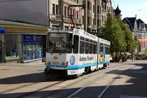 Plauen - PSB/Linie 5 - 229 in der Bahnhofstr. nahe der Hst. Capitol am 13.09.2008