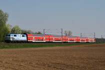 Hier am RE nach Regensburg Hbf am 19.04.2011 in K�fering 111 031 -1 .