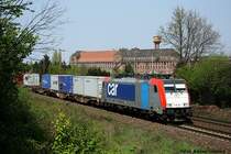186 182  Railpool/SBB Cargo) am 20.4.2011 in Hannover Limmer.