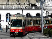 FB - Be 8/8  23 bei der einfahrt zur Haltestelle in Z�rich Stadelhofen am 01.04.2011