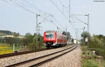 611 031-6 als RE 22309 (Rottweil-Neustadt(Schwarzw) bei amrbach 24.4.11