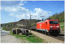 185 286 mit dem 42901; Rekawinkel, April 2011