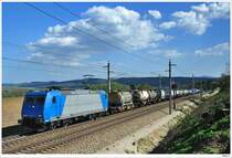 LTE 185 519 mit dem 41142 (Dl-Pag); B�heimkirchen, April 2011