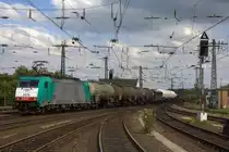 Die 186 218 (2826) fuhr am 22.05.2011 durch Aachen Hbf.