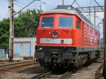 232 502,am 14.Mai 2011,am �stlichen Bahnhofsende von Szczecin Glowny beim Richtungswechsel.