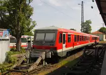 DB 928 634 (95 80 0928 634-4 D-DB) abgestellt in Neustadt (Weinstr) Hbf; 07.05.2011