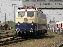 E10 1239 auf der Lokparade in Koblenz L�tzel am 21.5.2011