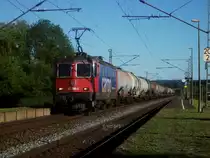 Am 25.Mai 2011, Punkt 19 Uhr, durchf�hrt 421 396 mit einem Kesselzug Gundelsdorf Richtung Saalfeld/S.