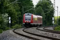 612 485 auf der Fahrt von Hohenstein-E. nach W�stenbrand in H�he des B�. Oberlungwitz am 17.05.2011