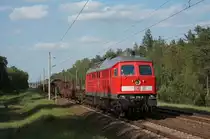 234 278 mit einem G�terzug am 25.05.2011 zwischen Eberswalde und Bernau.
