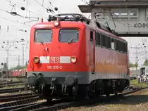 DB 110 210-2 auf der Lokparade in Koblenz-L�tzel am 21.5.2011