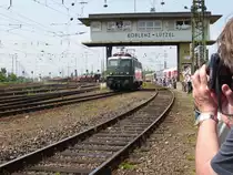 E40 128 bei der Lokparade im DB-Museum Koblenz L�tzel am 21.05.11.