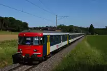 Kurz nach dem Bahnhof Marthalen konnte ich den RBe 540 040 als S11 19163 (Z�rich Hardbr�cke-Schaffhausen) ablichten. (13.Mai 2011)
