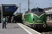 V200 der BE am 21.5.2011 in Koblenz HBF auf dem Weg gen D�sseldorf.